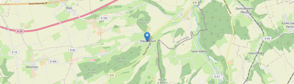 Haudricourt - Carte