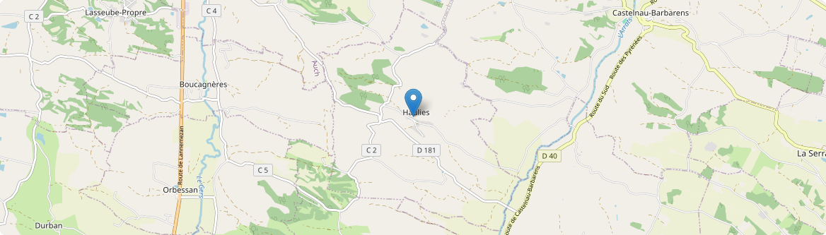 Haulies - Carte