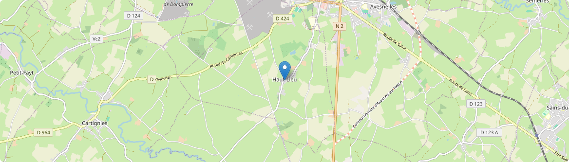 Haut-Lieu - Carte