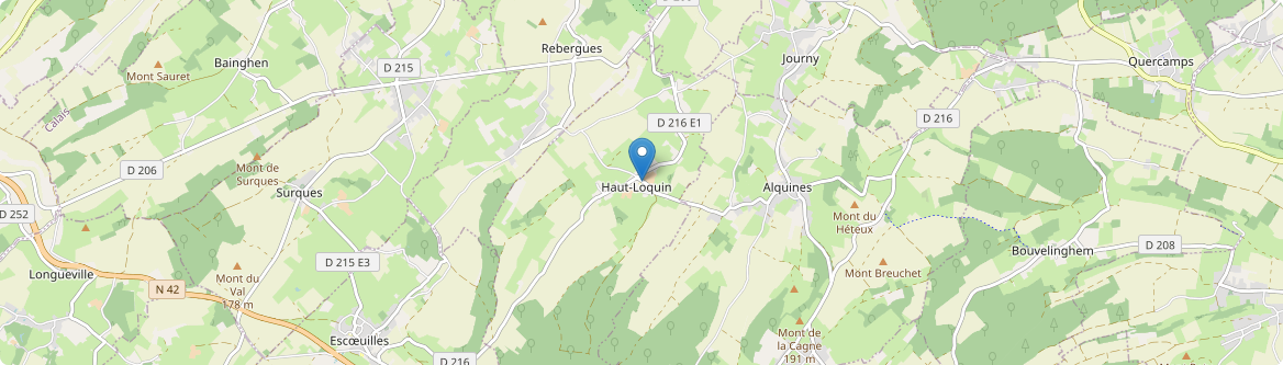 Haut-Loquin - Carte