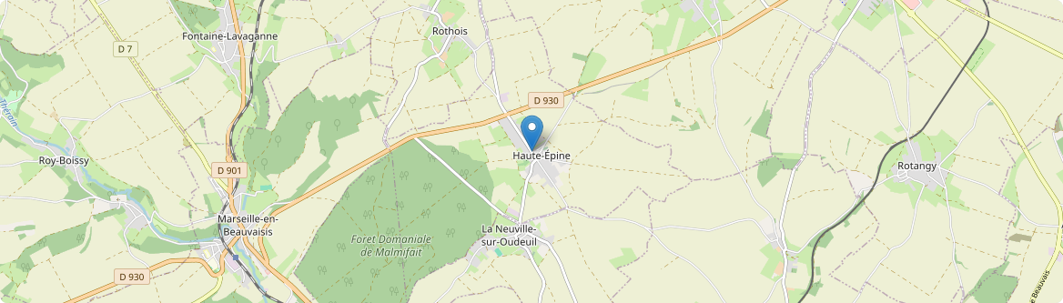 Haute-Épine - Carte