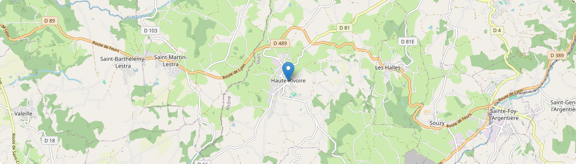 Haute-Rivoire - Carte