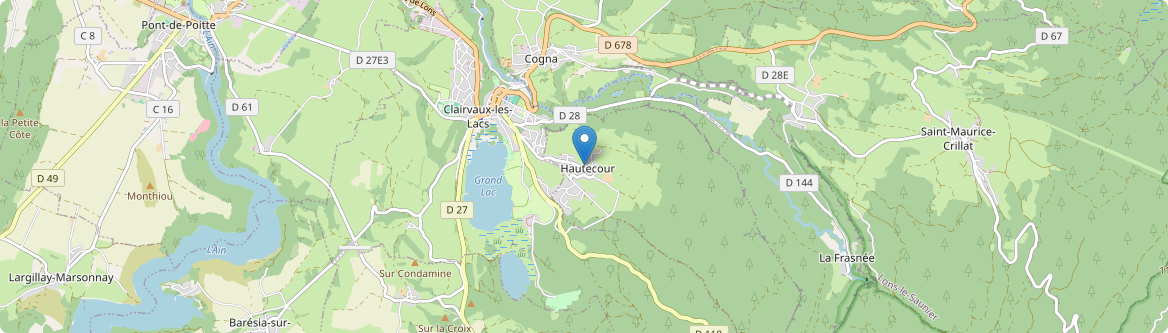 Hautecour - Carte