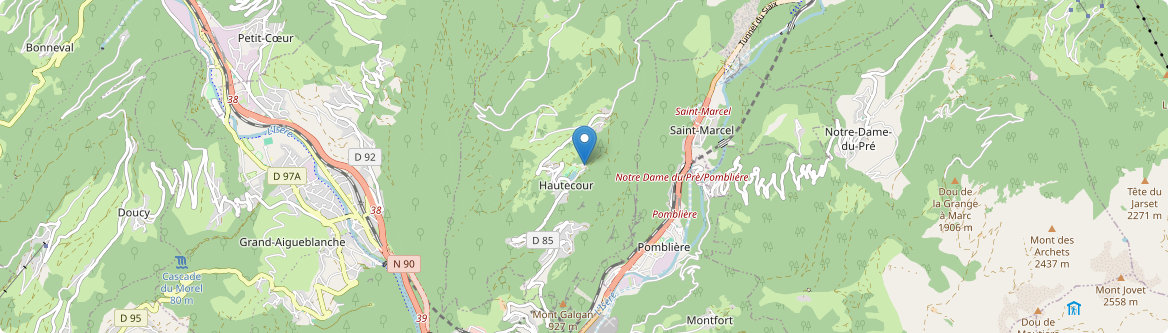 Hautecour - Carte