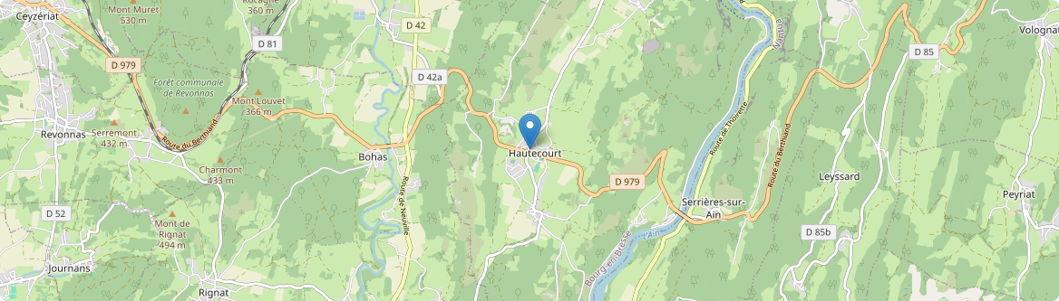 Hautecourt-Romanèche - Carte