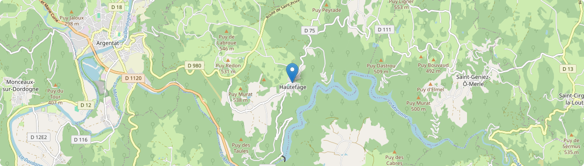 Hautefage - Carte
