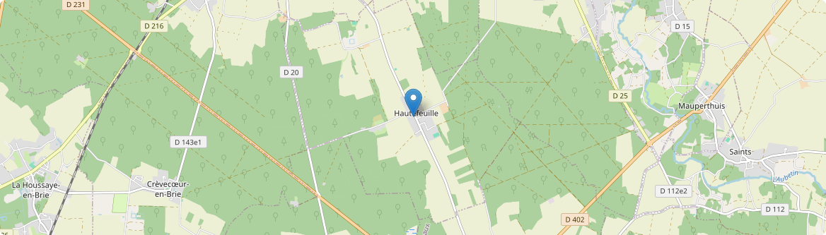 Hautefeuille - Carte