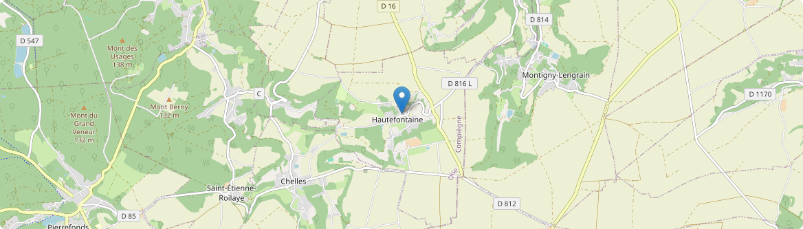 Hautefontaine - Carte