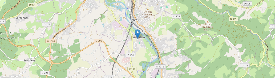 Hauterive - Carte