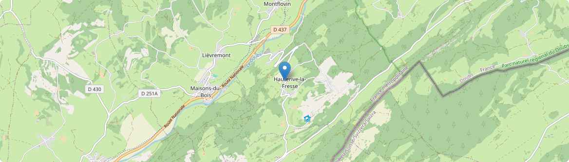 Hauterive-la-Fresse - Carte