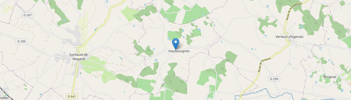 Hautesvignes - Carte