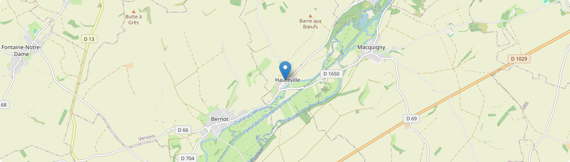 Hauteville - Carte