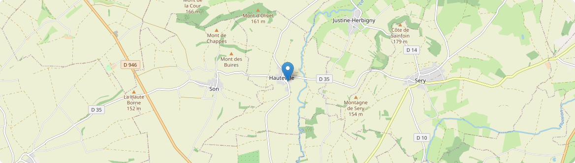 Hauteville - Carte