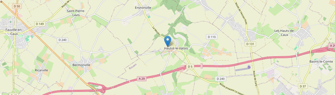 Hautot-le-Vatois - Carte