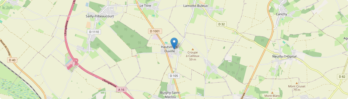 Hautvillers-Ouville - Carte