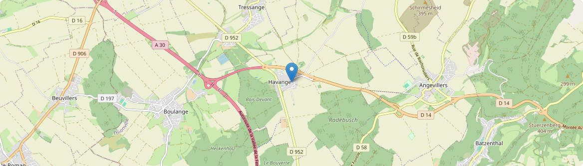 Havange - Carte