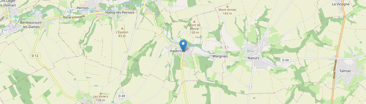 Havernas - Carte