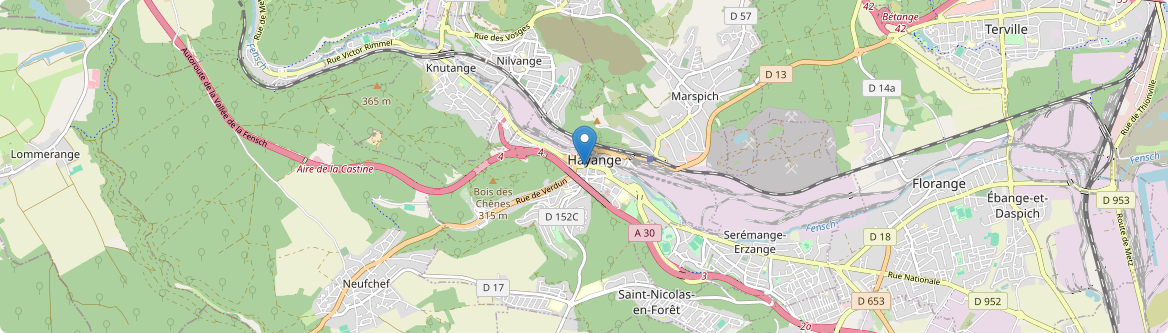 Hayange - Carte