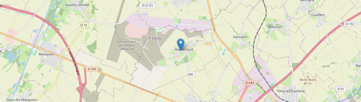 Haynecourt - Carte