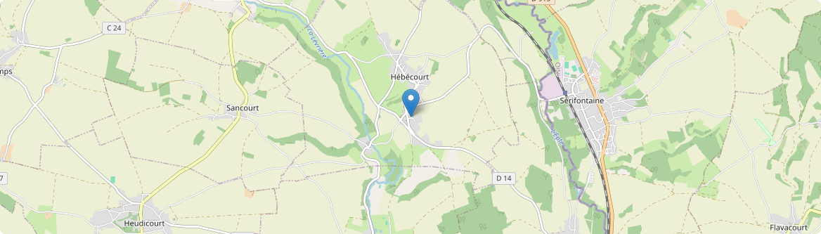 Hébécourt - Carte