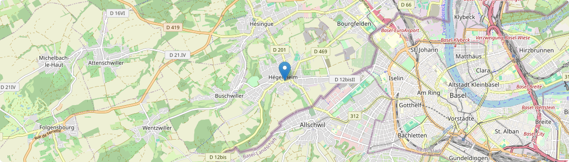 Hégenheim - Carte