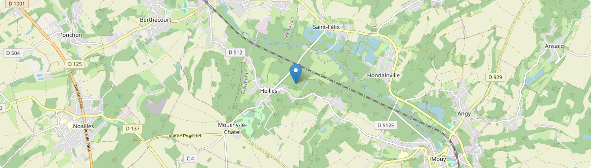 Heilles - Carte