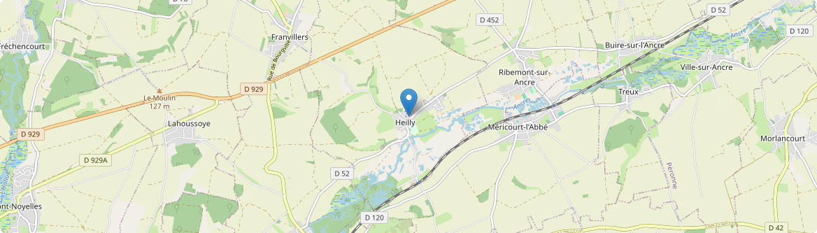 Heilly - Carte