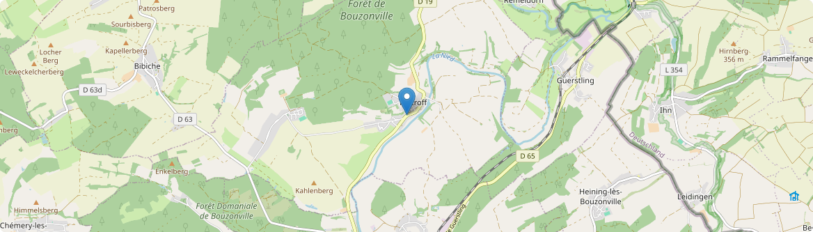 Heining-lès-Bouzonville - Carte
