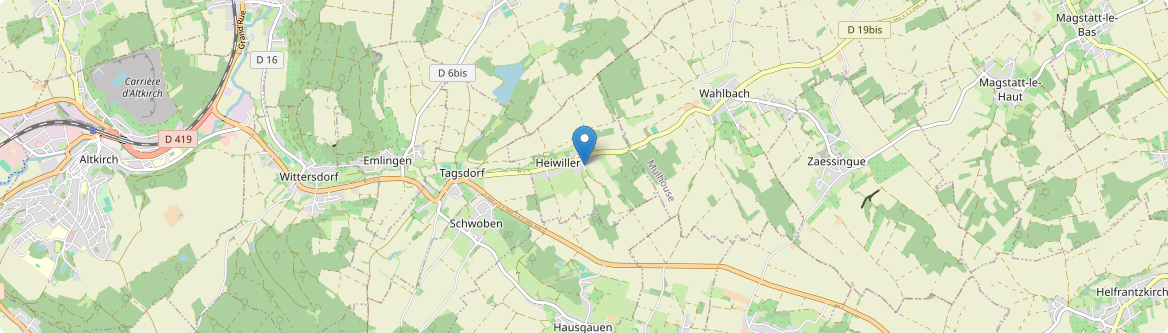 Heiwiller - Carte