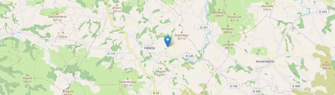 Hélette - Carte