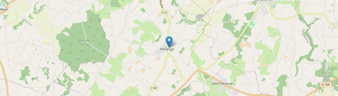 Hénansal - Carte