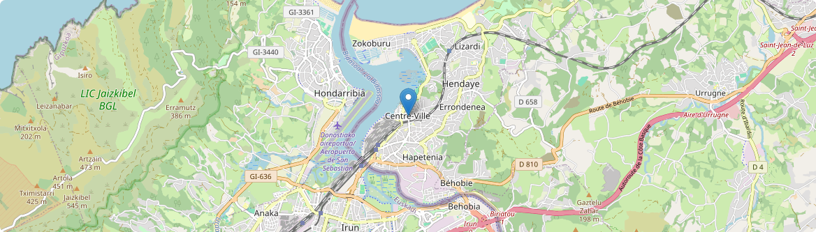 Hendaye - Carte