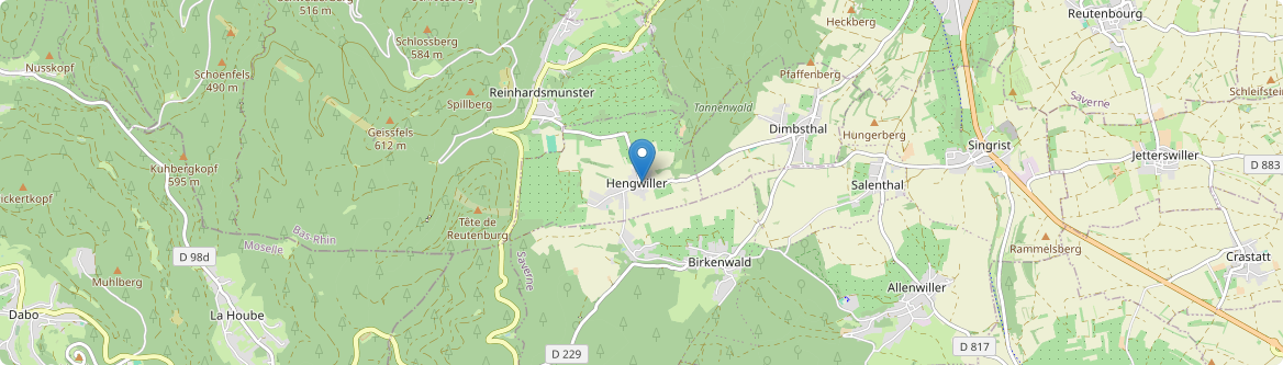 Hengwiller - Carte