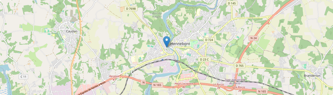 Hennebont - Carte