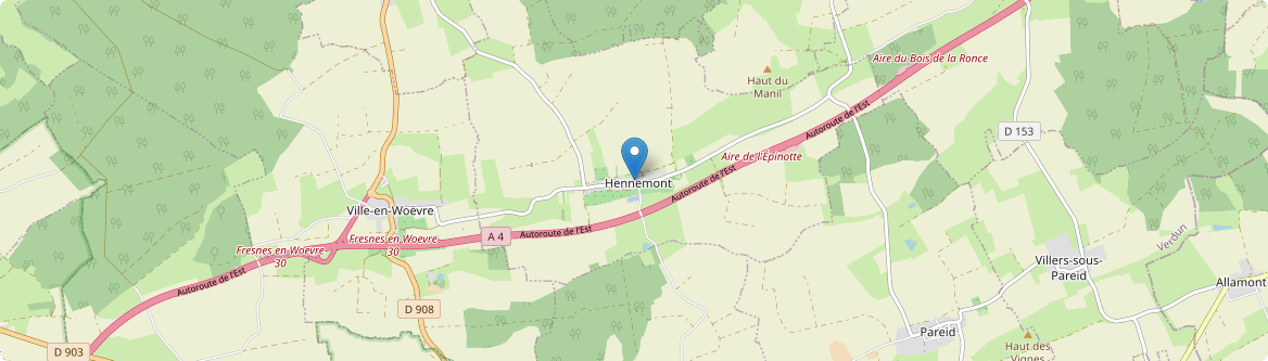 Hennemont - Carte