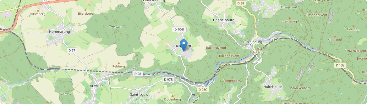 Henridorff - Carte
