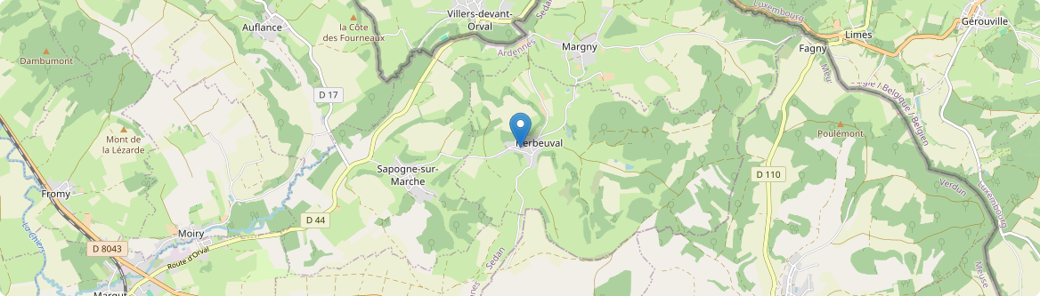 Herbeuval - Carte