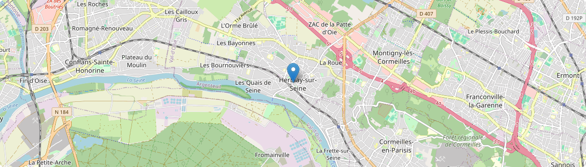 Herblay-sur-Seine - Carte