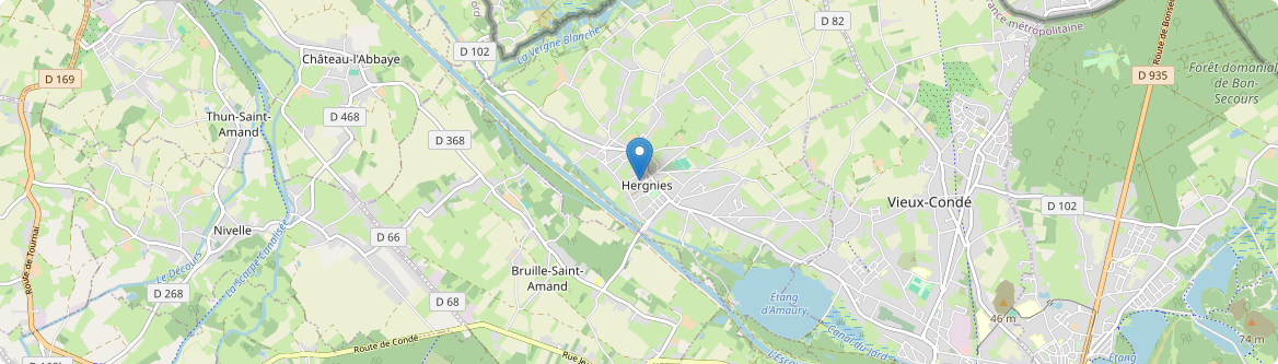 Hergnies - Carte