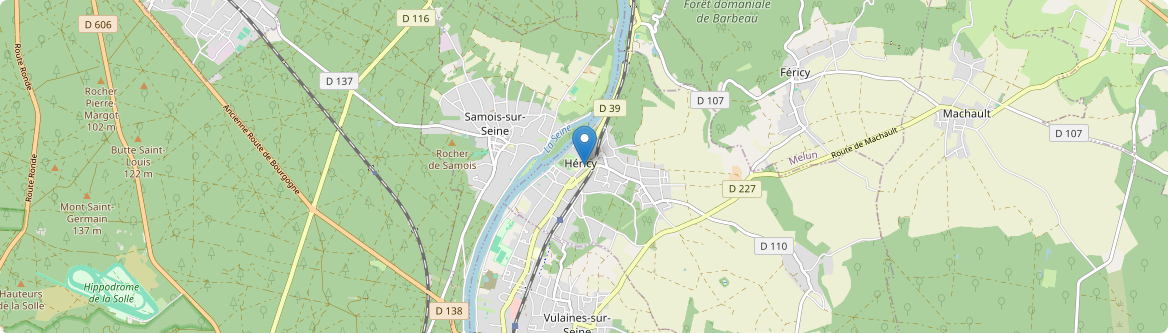 Héricy - Carte