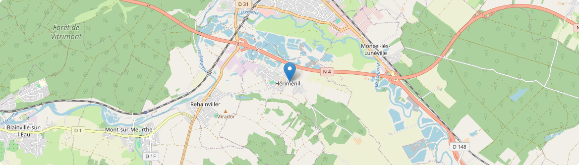 Hériménil - Carte