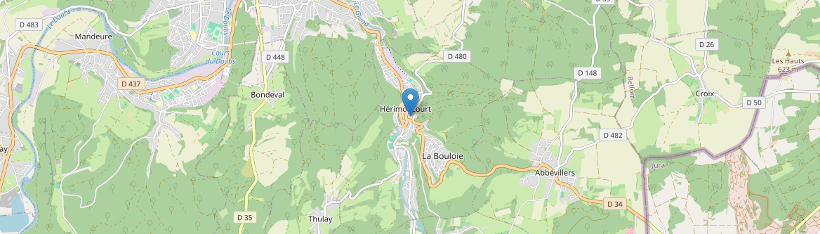 Hérimoncourt - Carte