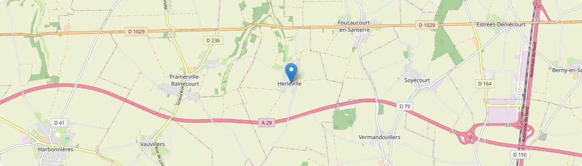 Herleville - Carte
