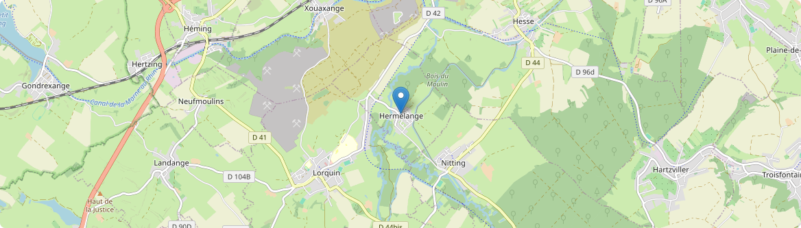 Hermelange - Carte