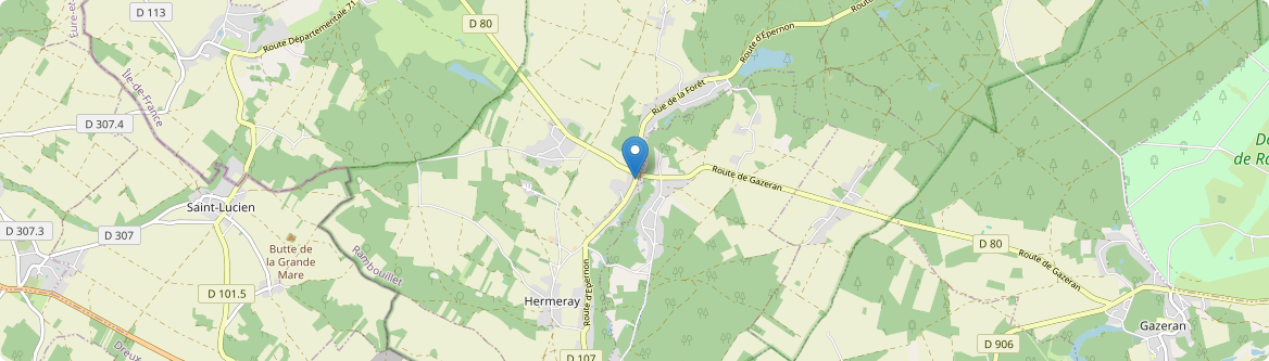 Hermeray - Carte