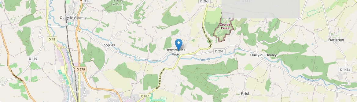 Hermival-les-Vaux - Carte