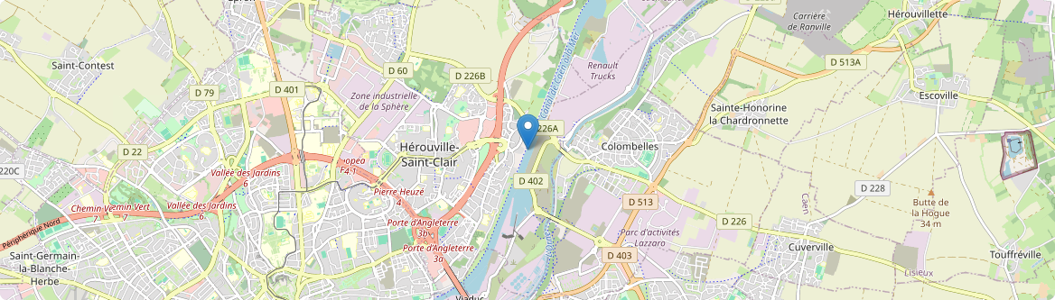 Hérouville-Saint-Clair - Carte