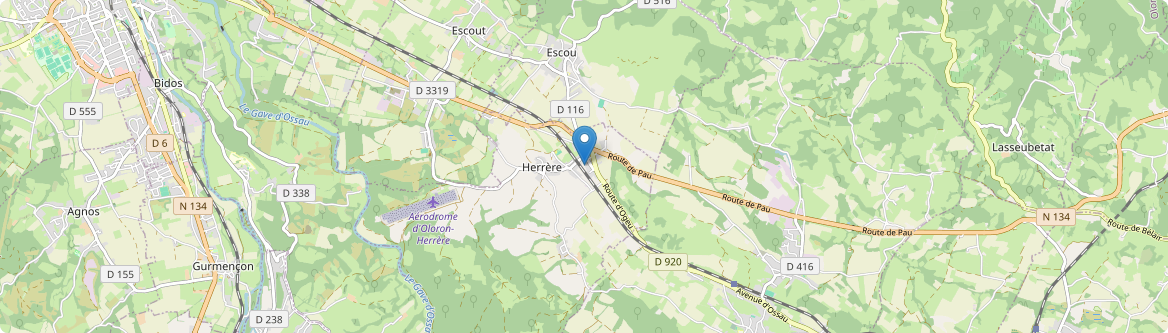 Herrère - Carte