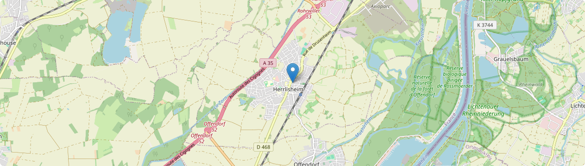 Herrlisheim - Carte