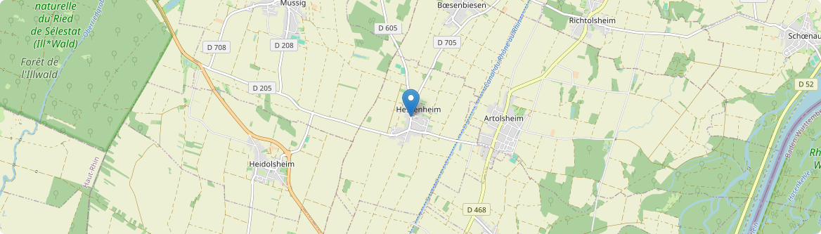 Hessenheim - Carte